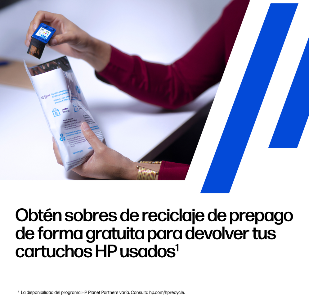HP Cartucho de tinta Original 305XL de alta capacidad tricolor