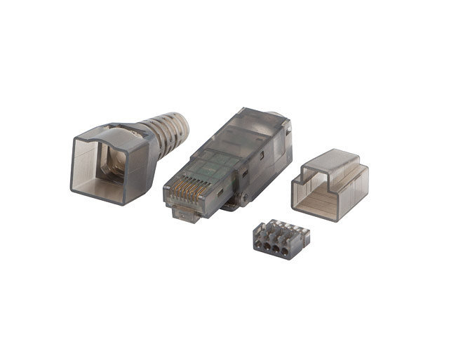CONECTOR LANBERG RJ45 CAT 6A UTP PLUG 8P8C TOOL-LESS