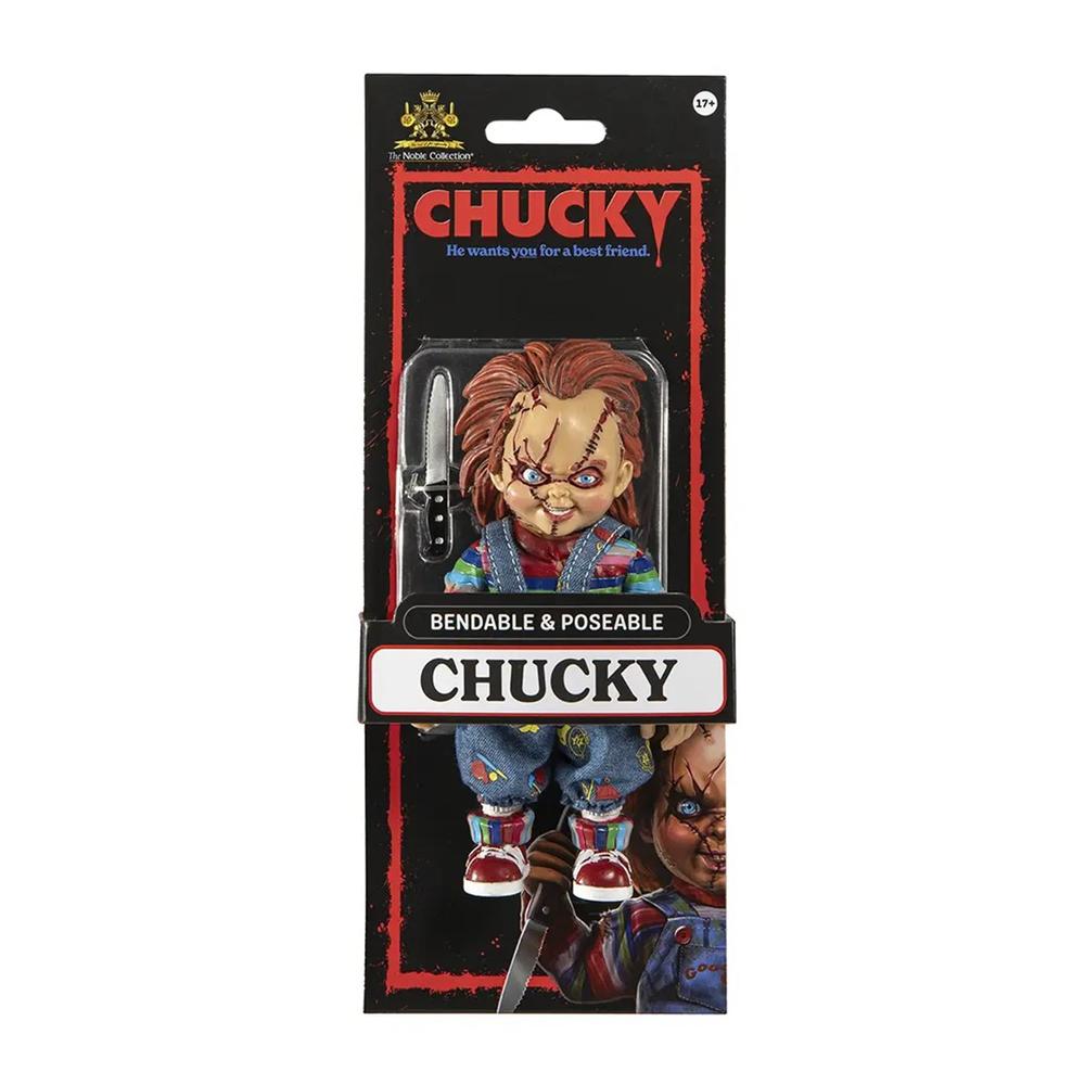 CHUCKY FIGURA FLEXIBLE 14,5 CM UNIVERSAL BENDYFIG COMIC