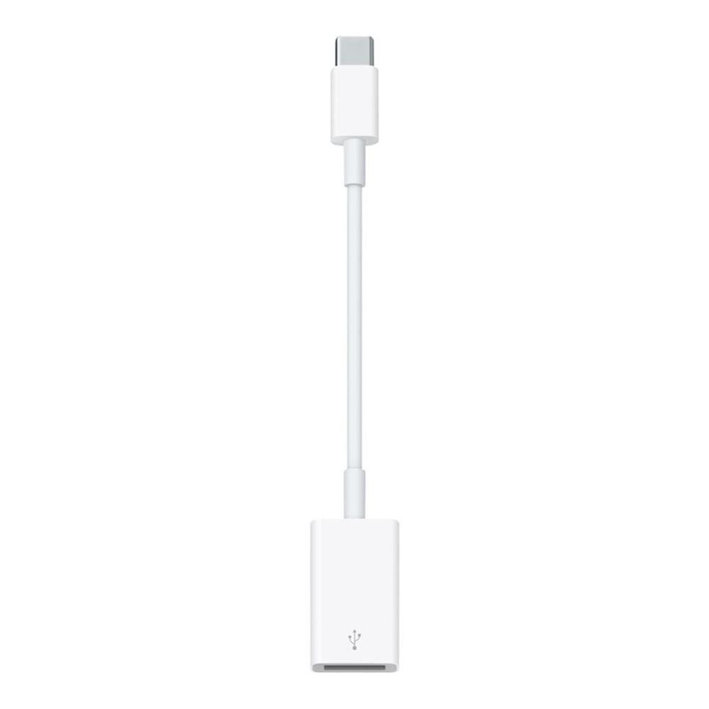CABLE USB TIPO C A USB TIPO A APPLE MACHO-HEMBRA/ BLANCO