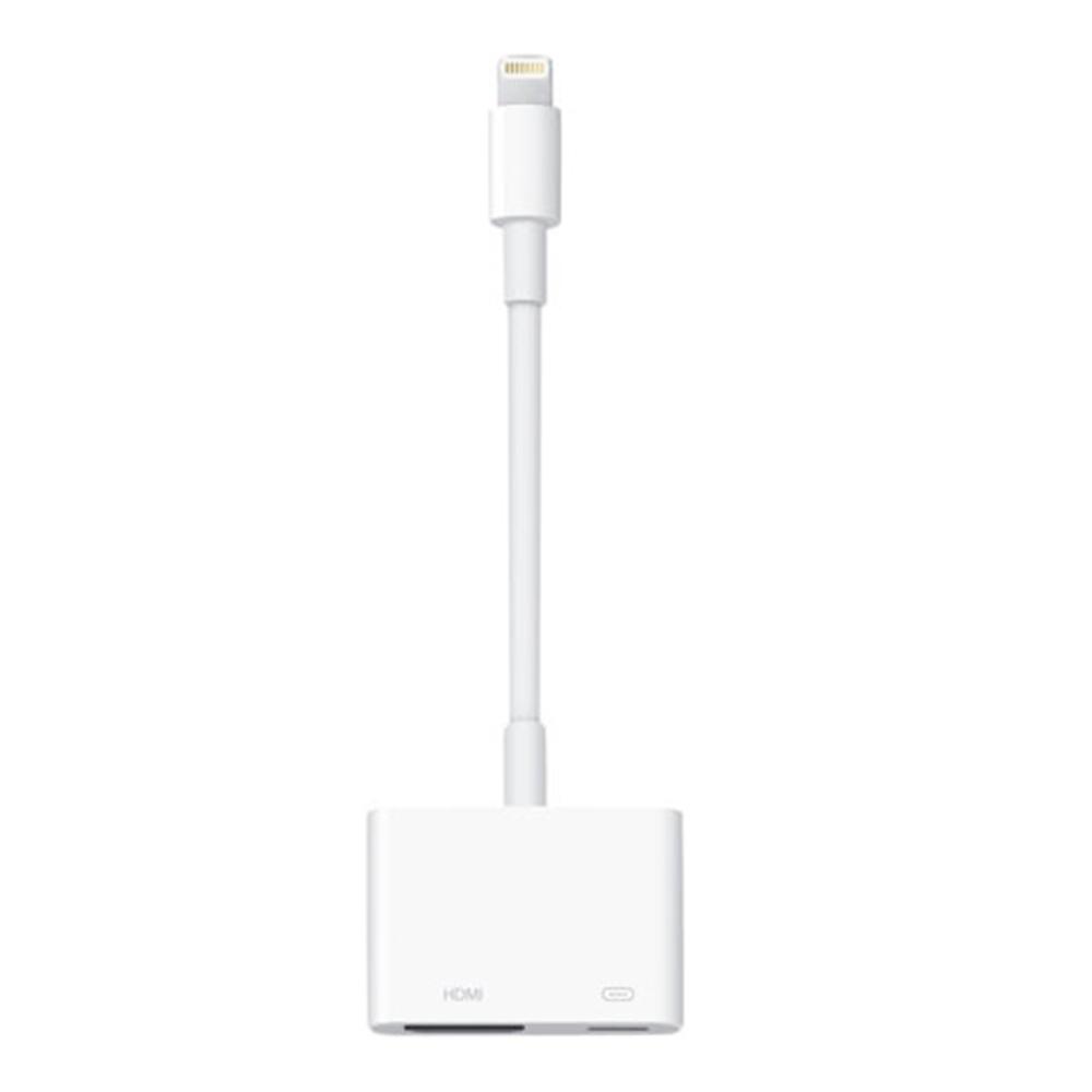 ADAPTADOR LIGHTNING A HDMI/LIGHTNING APPLE MACHO-HEMBRA / BLANCO