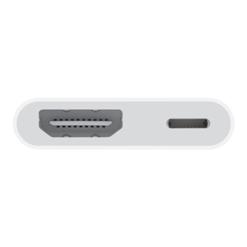 ADAPTADOR LIGHTNING A HDMI/LIGHTNING APPLE MACHO-HEMBRA / BLANCO