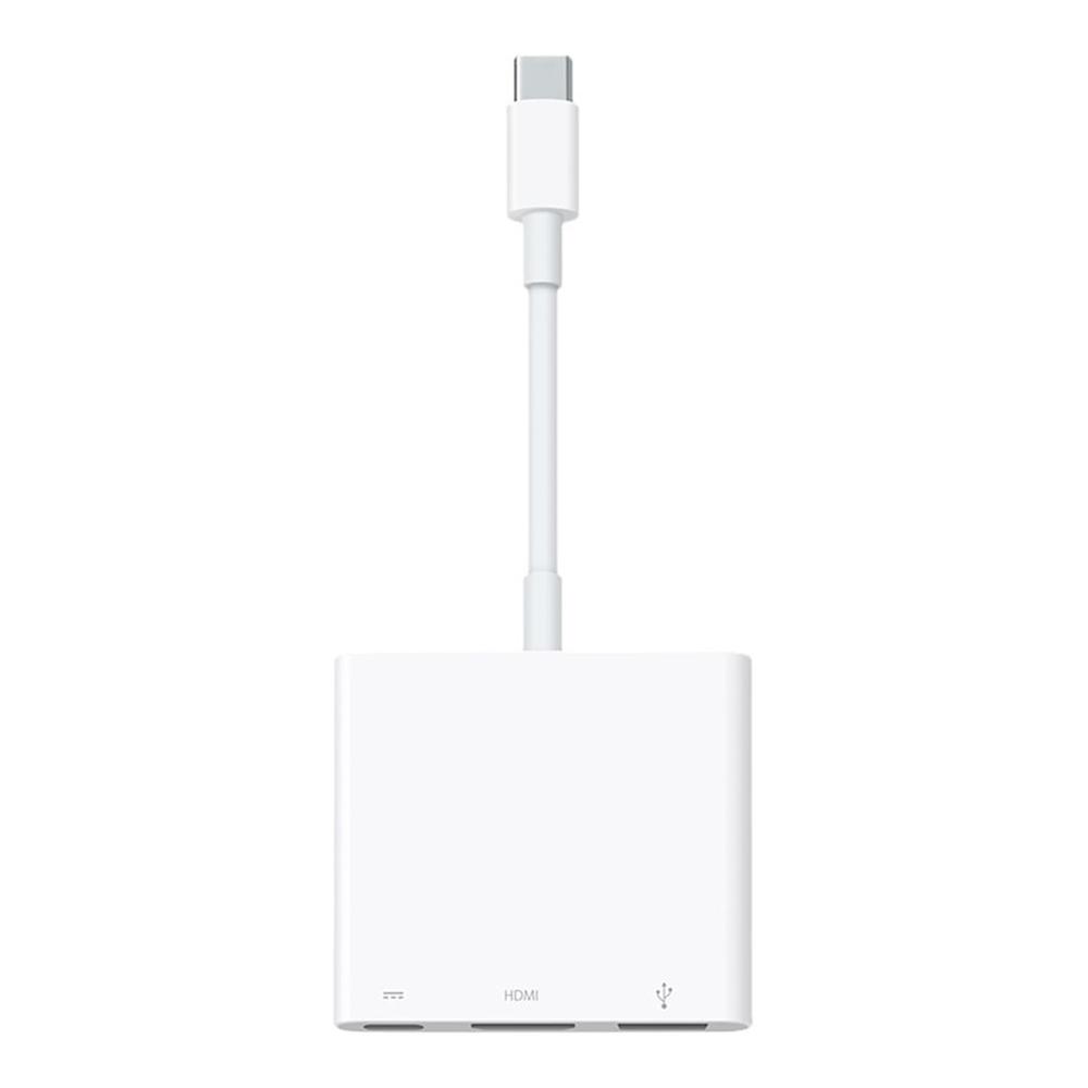 ADAPTADOR USB TIPO C A HDMI/USB TIPO A/USB TIPO C APPLE MACHO-HEMBRA/ BLANCO
