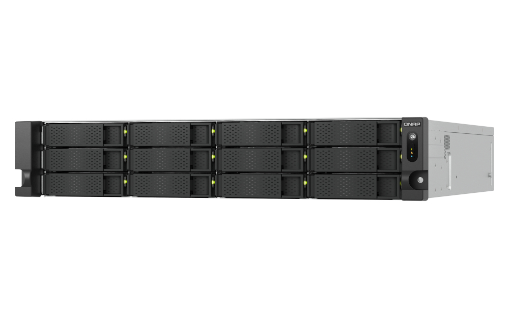 SERVIDOR NAS QNAP TS-H1277AXU-RP-R5-16G 12 BAHIAS 2U RACK 16GB GIGABIT ETHERNET