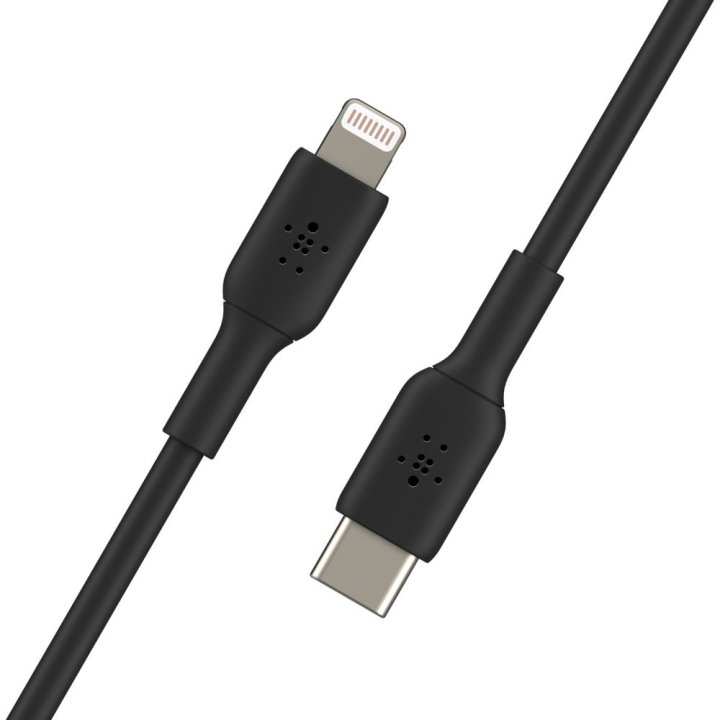 CABLE LIGHTNING A USB TIPO C BELKIN 1M/ MACHO-MACHO/ NEGRO