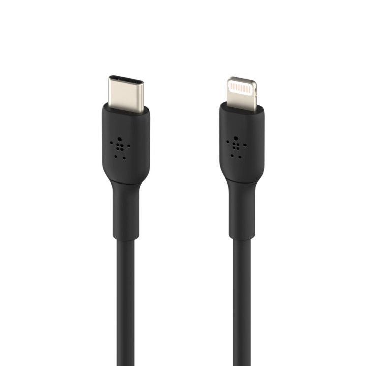 CABLE LIGHTNING A USB TIPO C BELKIN 1M/ MACHO-MACHO/ NEGRO