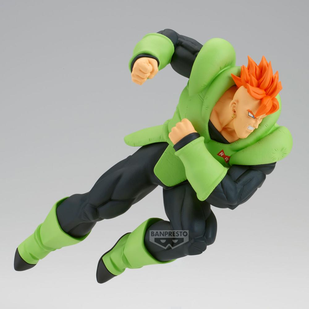 FIGURA BANPRESTO DRAGON BALL Z MATCH MAKERS ANDROID 16(VS CELL) 17CM