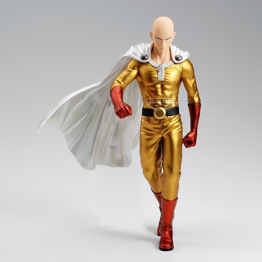 FIGURA BANPRESTO ONE PUNCH MAN GRANDISTA SAITAMA METALLIC VER. 27CM