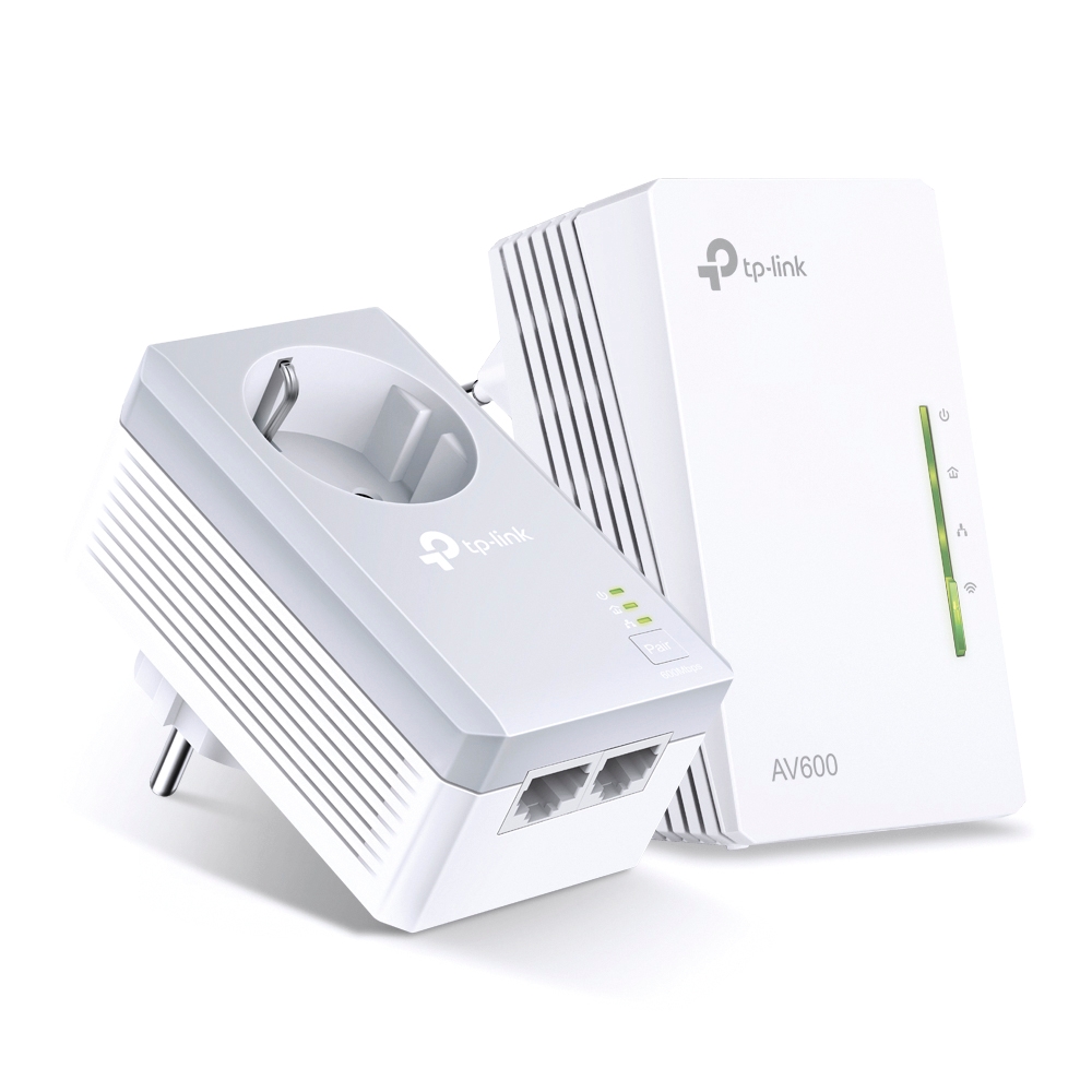 KIT DE ADAPTADORES POWERLINE WIFI TP-LINK TL-WPA4226 KIT AV600