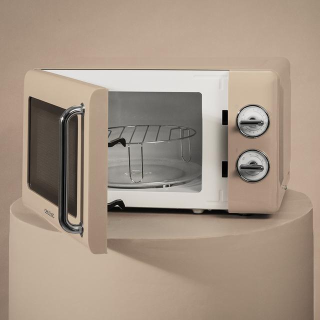 MICROONDAS CECOTEC PROCLEAN 3010 RETRO BEIGE 700W 20L