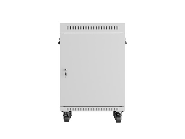 ARMARIO LANBERG RACK 19" 15U/ 600X600 FLAT PACK GRIS PUERTA DE CRISTAL CON LCD