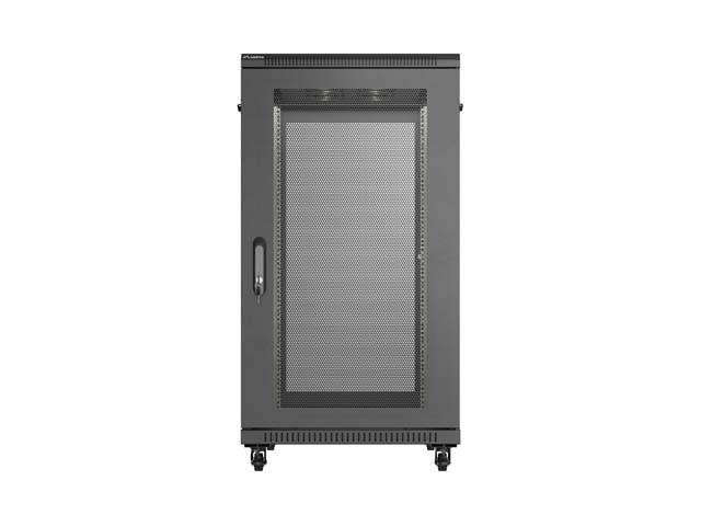 ARMARIO LANBERG RACK 19" 22U/ 600X1000 FLAT PACK PUERTA PERFORADA NEGRO