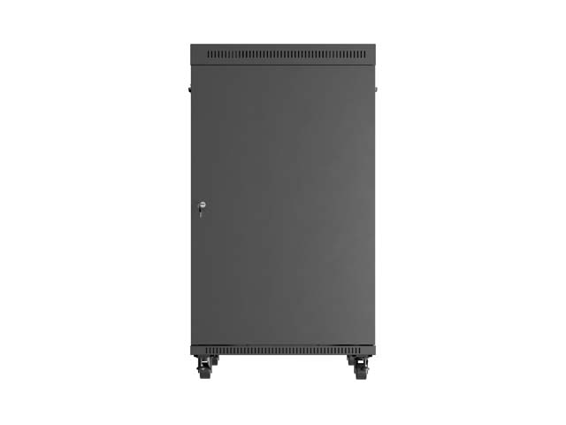 ARMARIO LANBERG RACK 19" 27U/ 800X1000 FLAT PACK NEGRO PUERTA CRISTAL CON LCD
