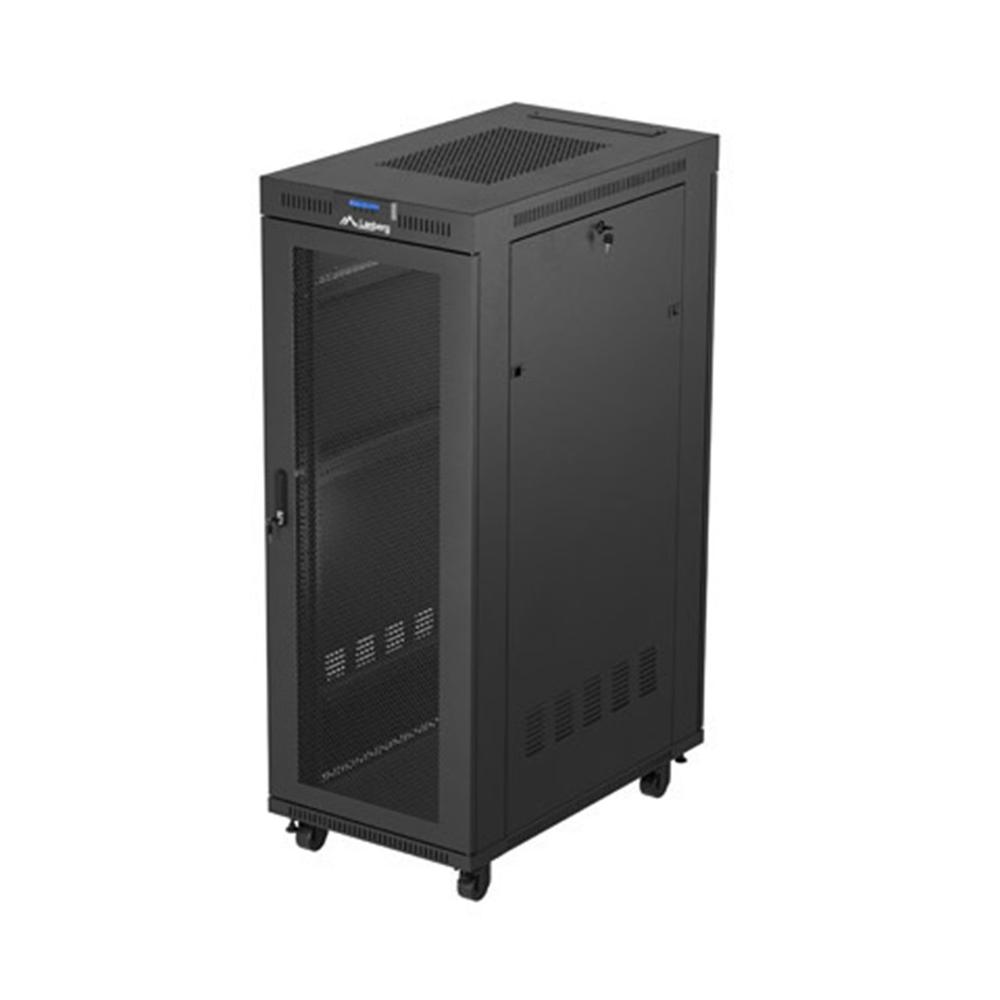 ARMARIO LANBERG RACK 19" 32U/ 600X1000 FLAT PACK PUERTA PERFORADA DISPLAY LCD BK