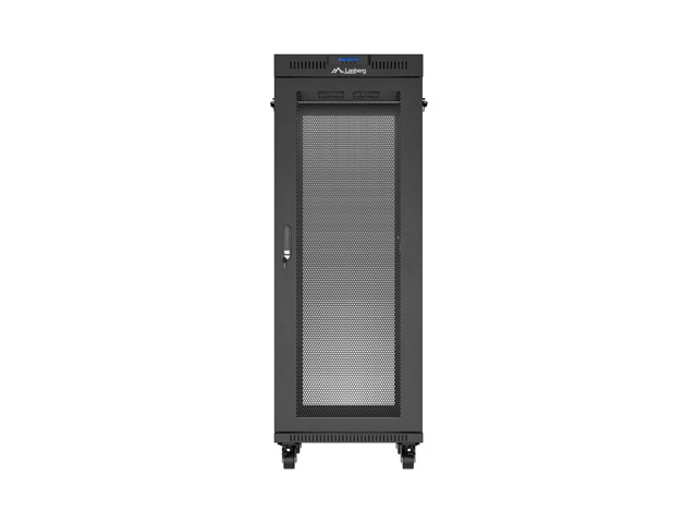 ARMARIO LANBERG RACK 19" 32U/ 600X1000 FLAT PACK PUERTA PERFORADA DISPLAY LCD BK
