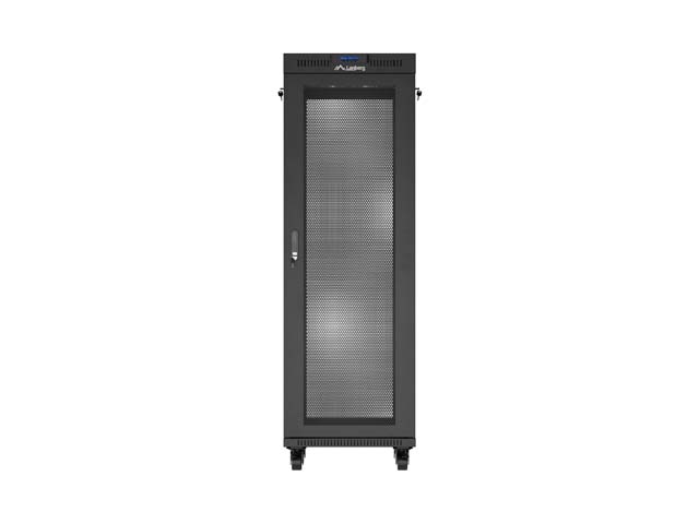 ARMARIO LANBERG RACK 19" 37U/ 600X600 FLAT PACK PUERTA PERFORADA CON LCD