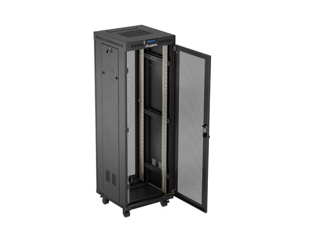 ARMARIO LANBERG RACK 19" 37U/ 600X600 FLAT PACK PUERTA PERFORADA CON LCD