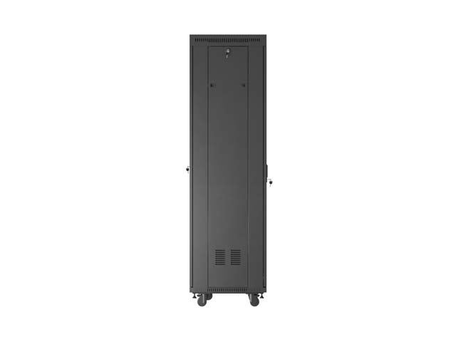 ARMARIO LANBERG RACK 19" 42U/ 600X600 FLAT PACK V2 PUERTA MESH CON LCD NEGRO