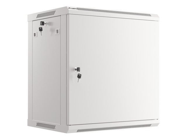 ARMARIO LANBERG MURAL 19" 12U/ 600X450 PARA AUTOMONTAJE CON PUERTA METALICA GRIS