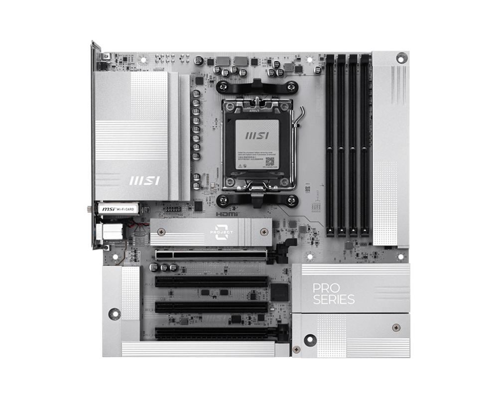 PLACA MSI PRO B850M-A WIFI PZ AM5 MATX/ 4X DDR5
