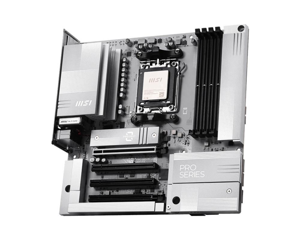 PLACA MSI PRO B850M-A WIFI PZ AM5 MATX/ 4X DDR5