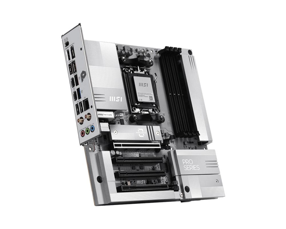 PLACA MSI PRO B850M-A WIFI PZ AM5 MATX/ 4X DDR5