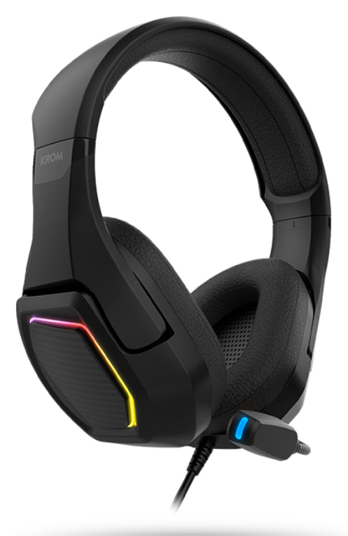 Krom Kopa 7.1 Auriculares Alámbrico Diadema Juego Negro