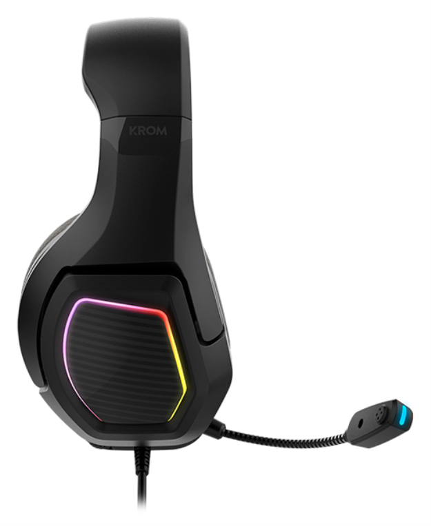 Krom Kopa 7.1 Auriculares Alámbrico Diadema Juego Negro