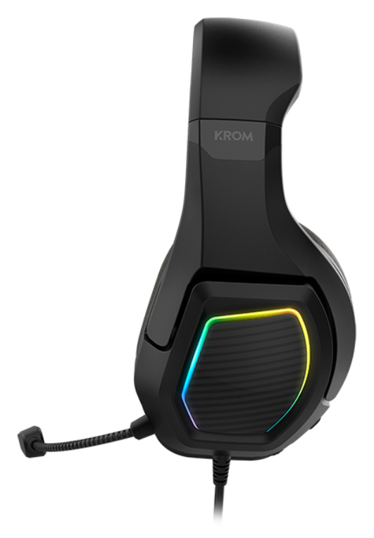 Krom Kopa 7.1 Auriculares Alámbrico Diadema Juego Negro