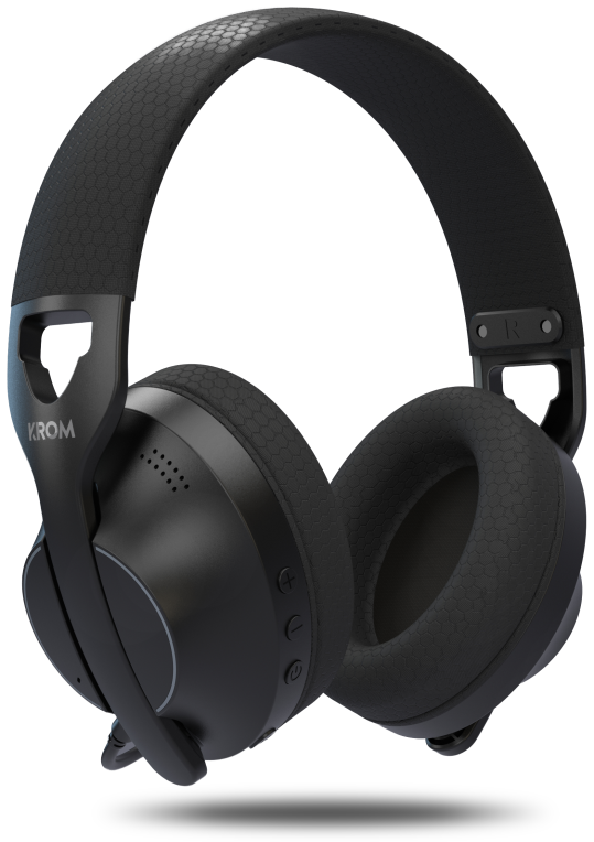 Krom Phase - Wireless Auriculares Gaming Negro