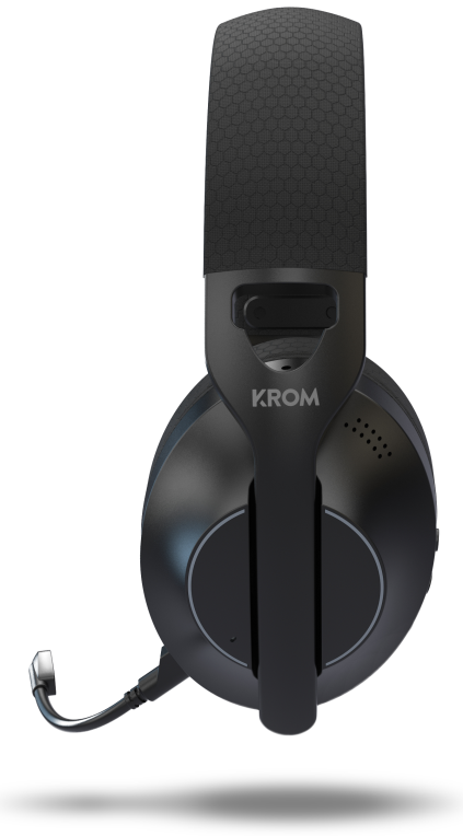 Krom Phase - Wireless Auriculares Gaming Negro