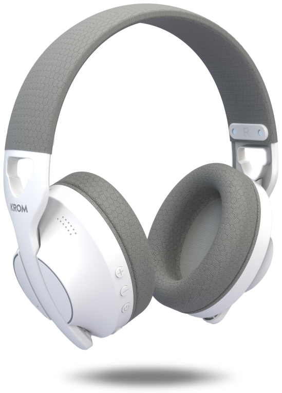Krom Phase - Wireless Auriculares Gaming Blanco