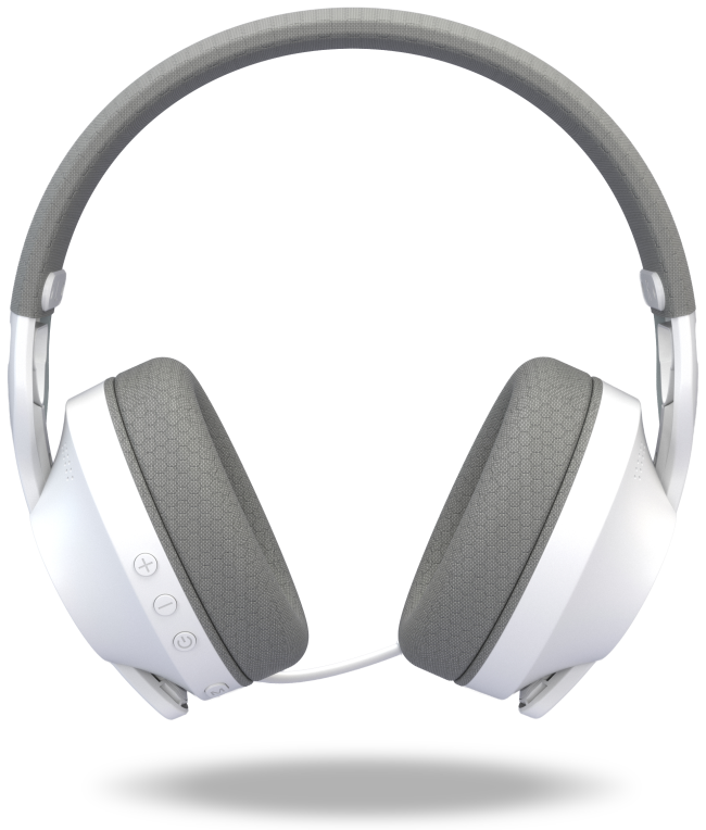 Krom Phase - Wireless Auriculares Gaming Blanco