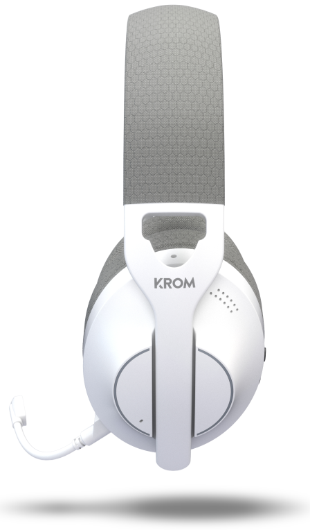 Krom Phase - Wireless Auriculares Gaming Blanco