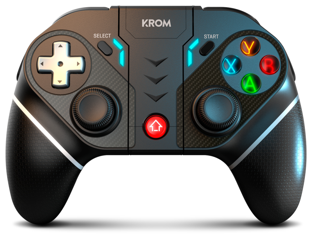 Krom KEXAL Negro, Rojo, Blanco Bluetooth/USB Gamepad Analógico/Digital Android, Nintendo Switch, PC, iOS