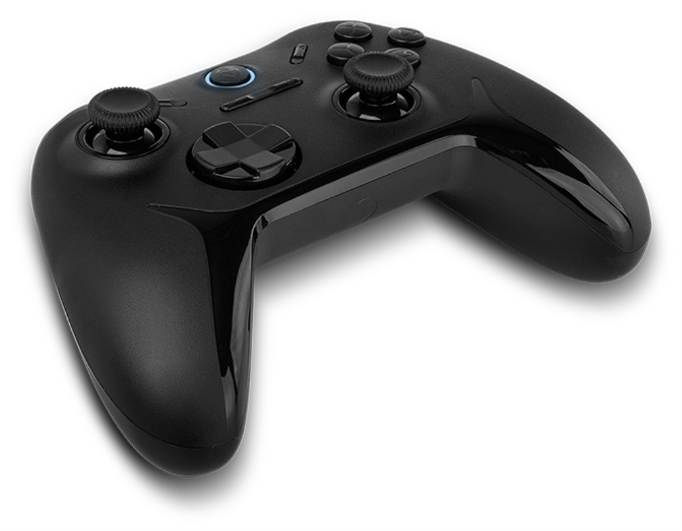Krom Kadoer Negro Bluetooth/USB Palanca de mando Digital Android, Nintendo Switch, Nintendo Switch 2, PC, iOS