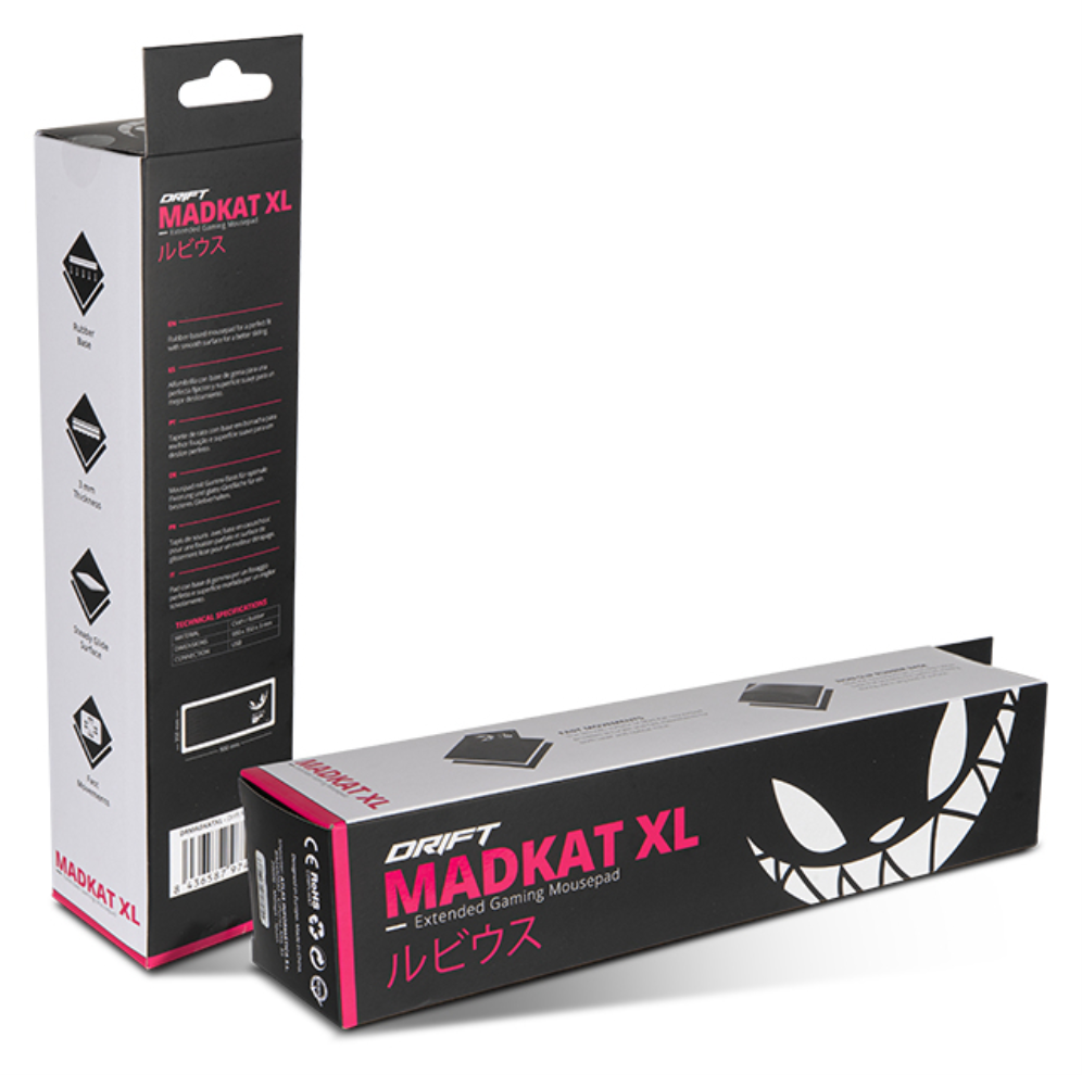 DRIFT DRMADKATXLP alfombrilla para ratón Alfombrilla de ratón para juegos Rosa