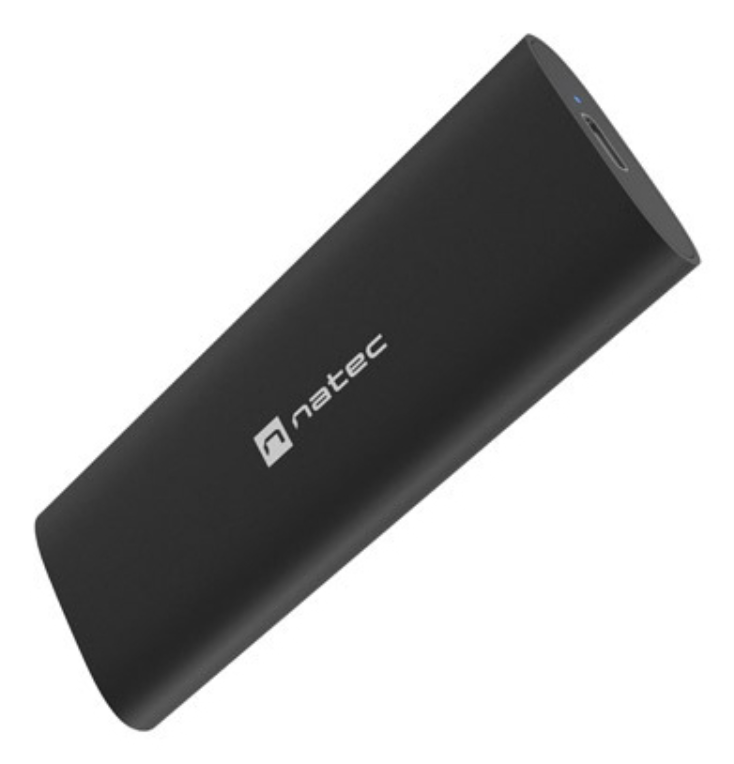 NATEC NKZ-2286 caja para disco duro externo Caja externa para unidad de estado sólido (SSD) Negro M.2
