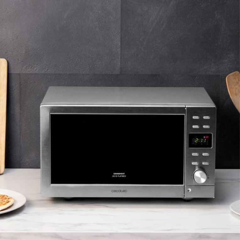 Cecotec 01399 microondas Negro, Acero Microondas con grill Encimera 20 L 700 W