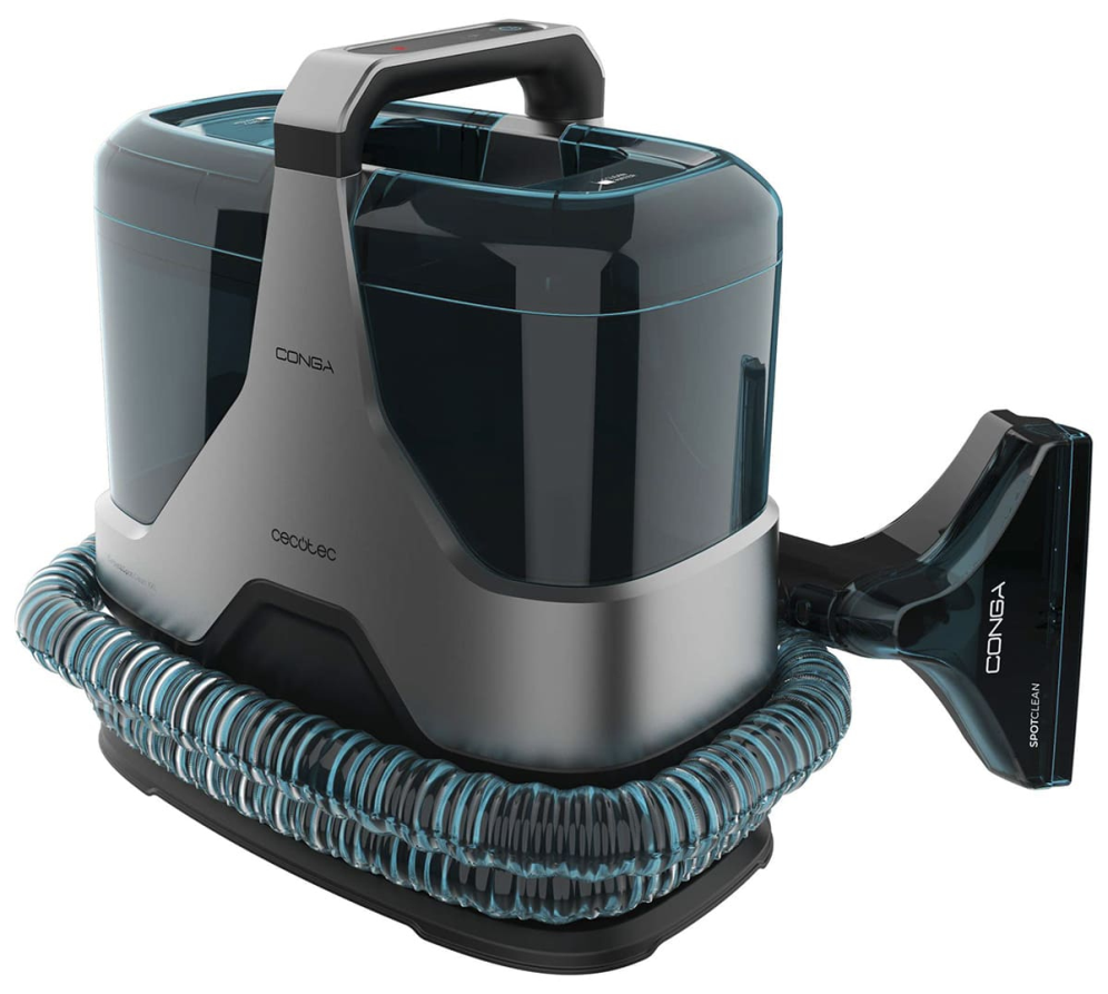 Cecotec Conga 6000 Carpet&amp;Spot Clean XXL Advance máquina de limpieza de alfombras Caminar-detrás Negro, Verde