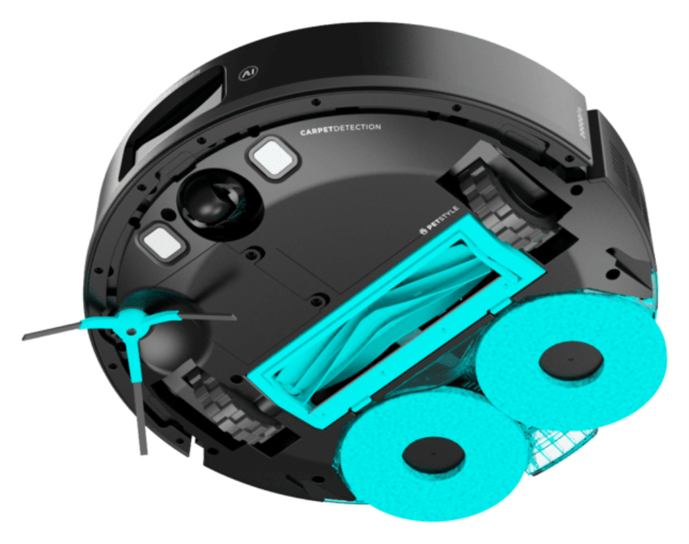 Cecotec Conga M100 Spin AI Negro