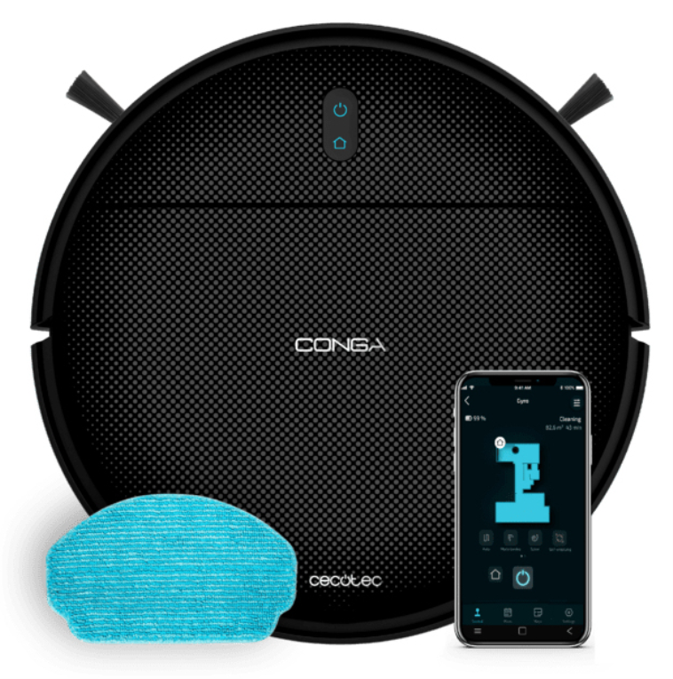 Cecotec A01_EU01_114725 aspiradora robotizada Negro