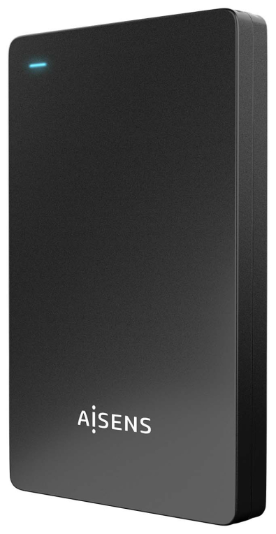 AISENS ASE-2542B caja para disco duro externo Caja de disco duro (HDD) Negro 2.5"