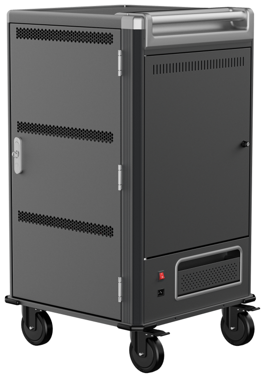 Ewent EW1700 carrito y armario de dispositivo portátil Carro de gestión y carga para dispositivos portátiles Negro, Gris