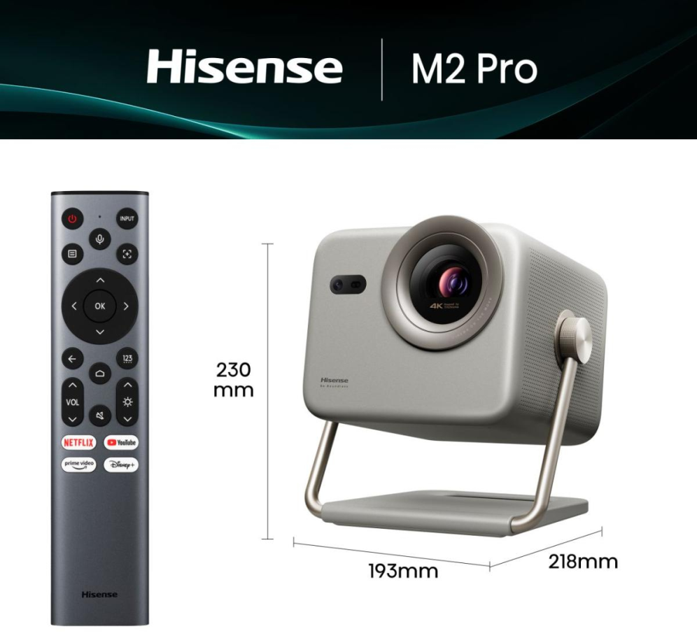 Hisense M2 Pro UHD 4K (3840x2160) 3D Gris
