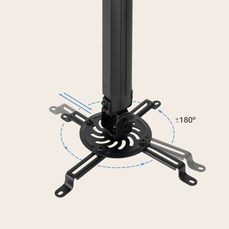 TooQ PJ3030TN-B montaje para projector Negro
