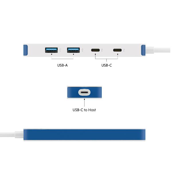 HUB TARGUS USB TIPO C 4 EN 1