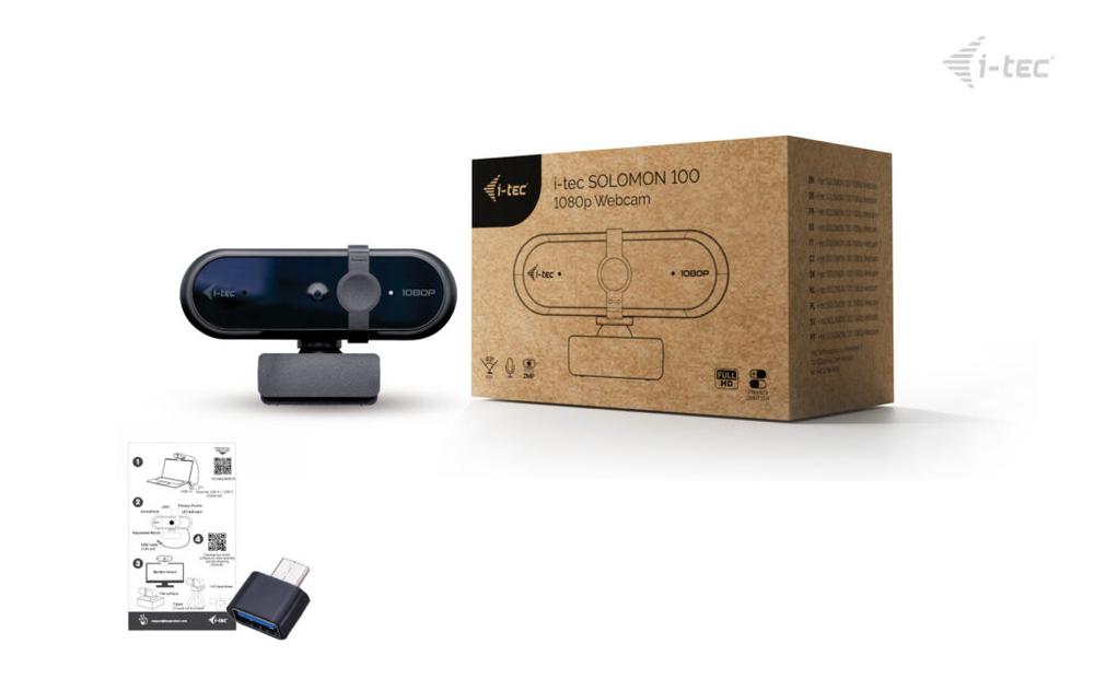 WEBCAM I-TEC SOLOMON 100 FHD 2MPX