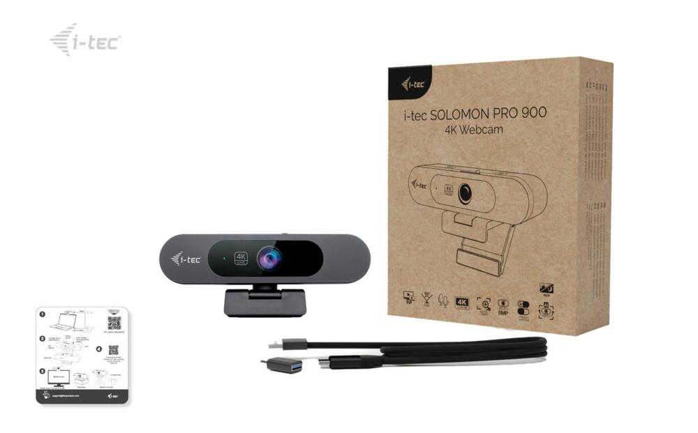 WEBCAM I-TEC SOLOMON PRO 900 4K UHD 8.29MPX