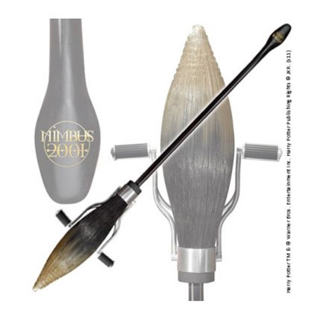 RÉPLICA THE NOBLE COLLECTION HARRY POTTER ESCOBA NIMBUS 2001